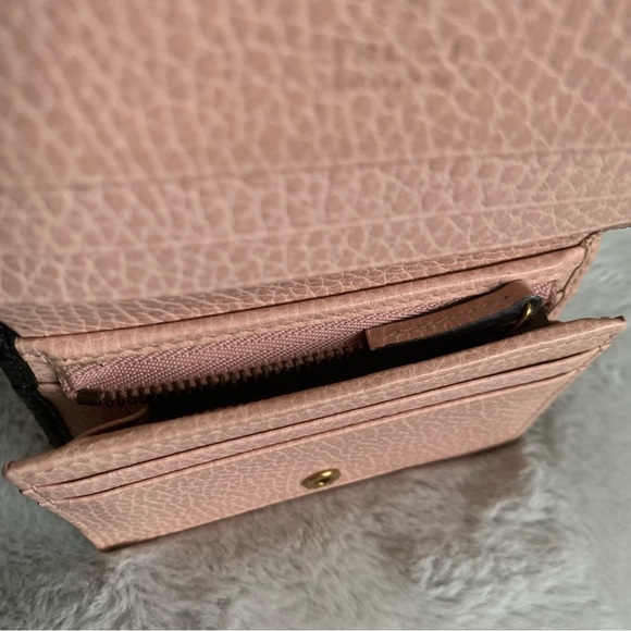 Gucci Marmont Compact Leather GG Bow Wallet w Box and Dust Bag - Picture 7 of 14